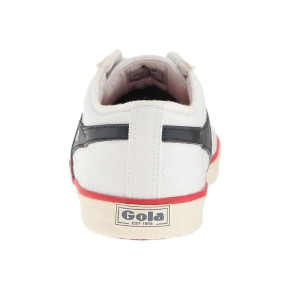 Gola Mens Comet Sneakers EU 43 US 10 White Navy Red Canvas NIB - Picture 3 of 13